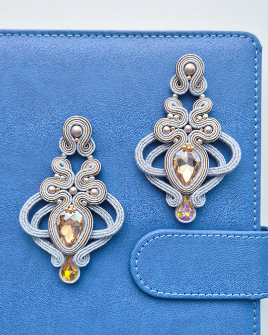 Vienna - Soutache Statement Earrings
