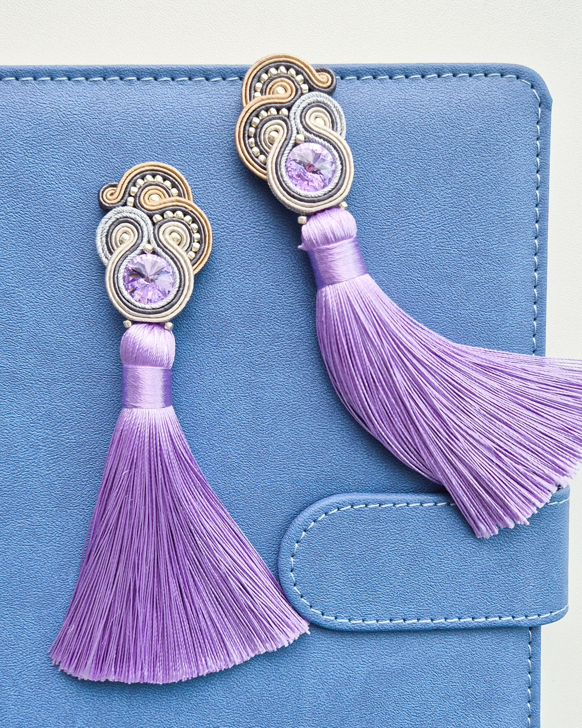 Valensole - Soutache Tassel Earrings