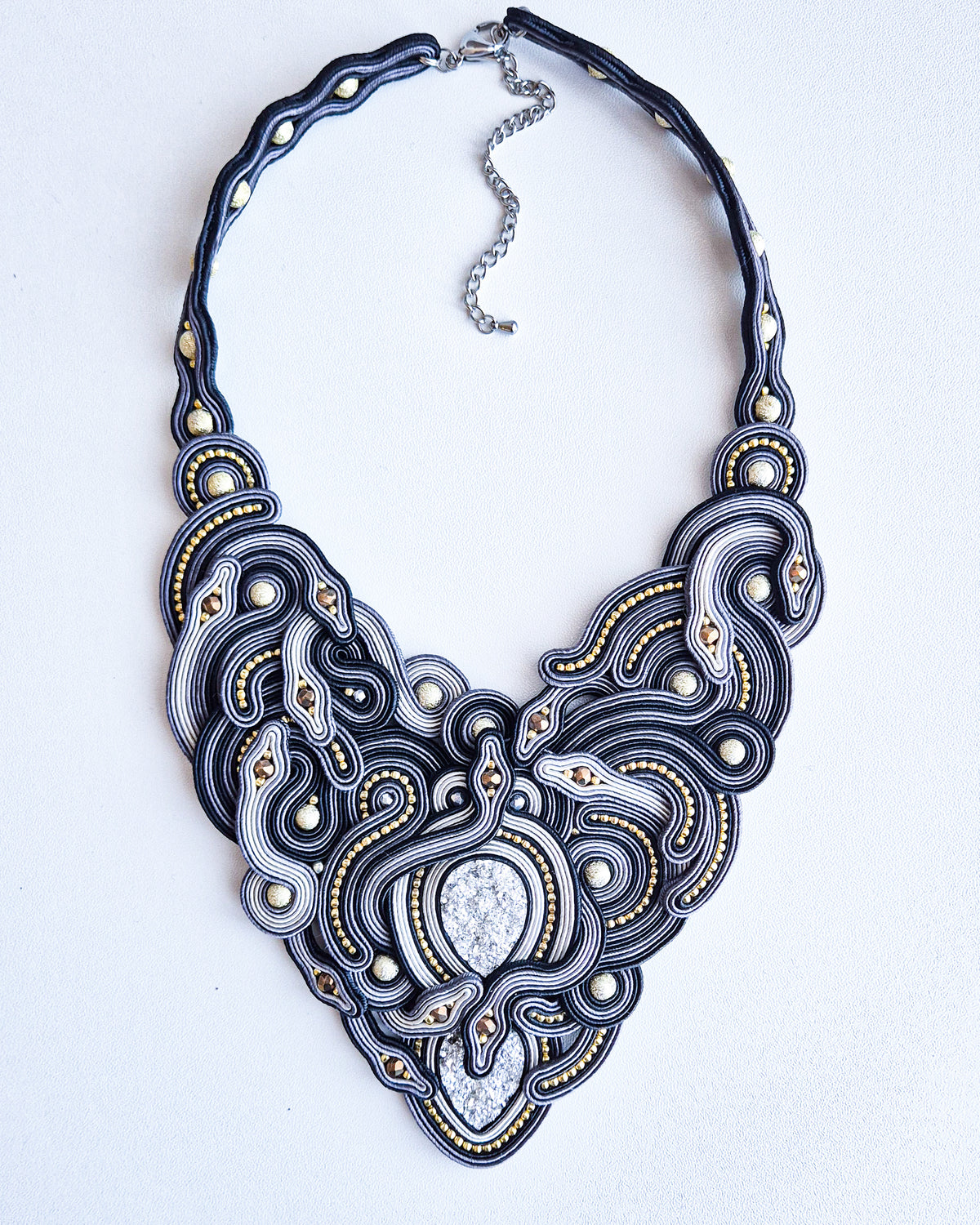 Medusa - Statement Soutache Necklace