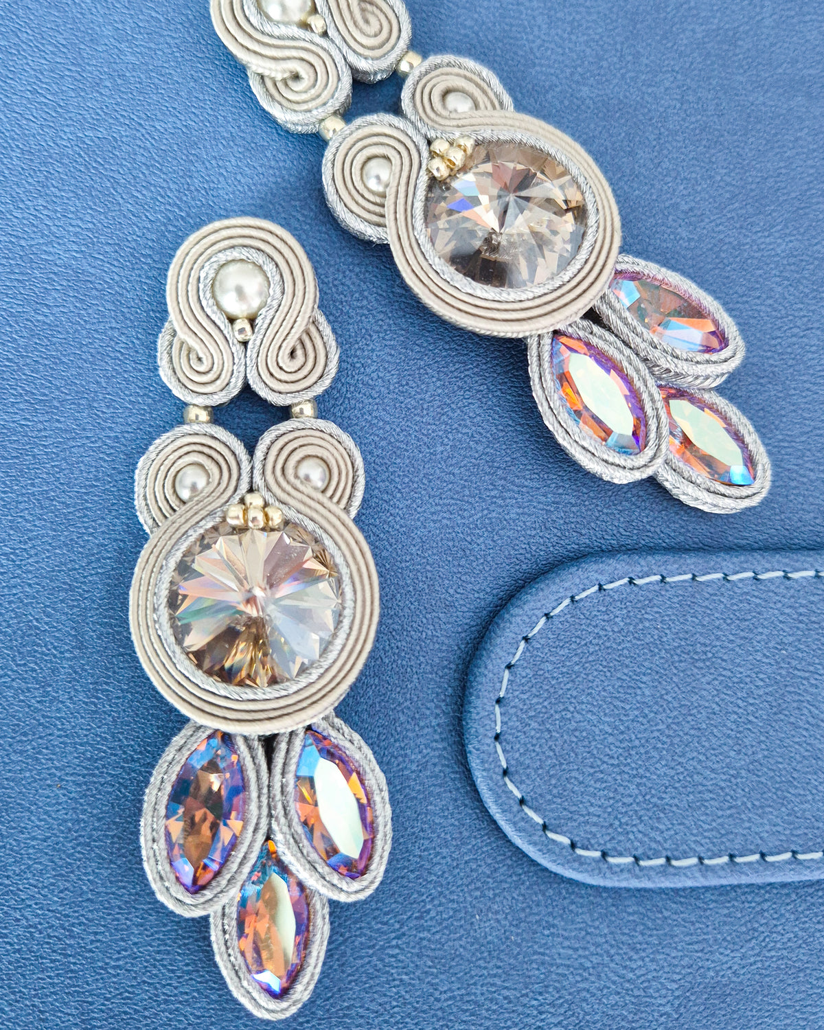 Verona - Swarovski Soutache Earrings
