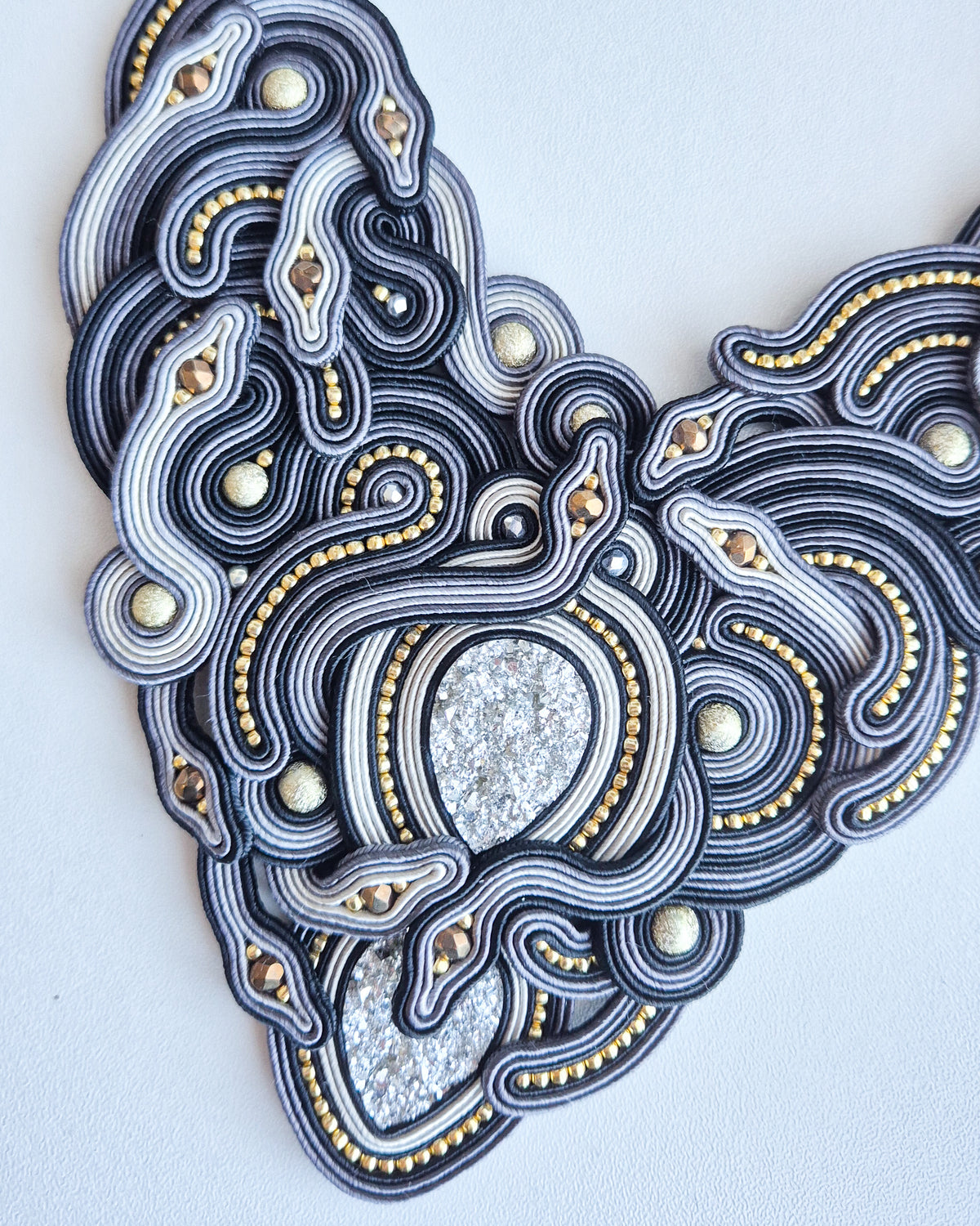 Medusa - Statement Soutache Necklace